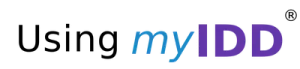 Using myIDD